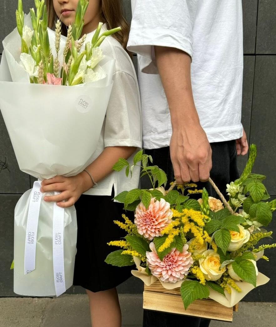 Букет из гладиолусов