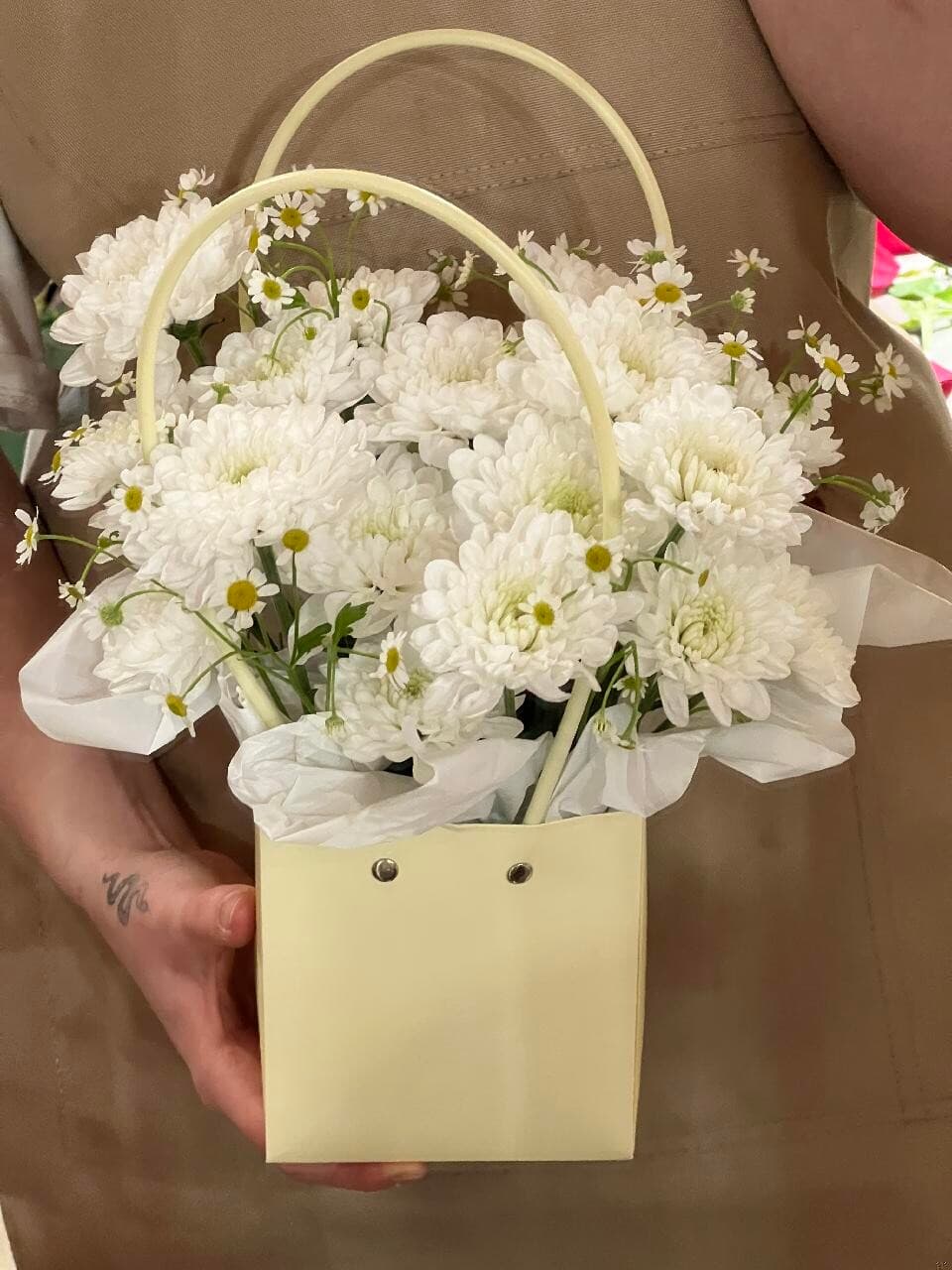 Цветочная Сумочка Хризантема/Ромашка